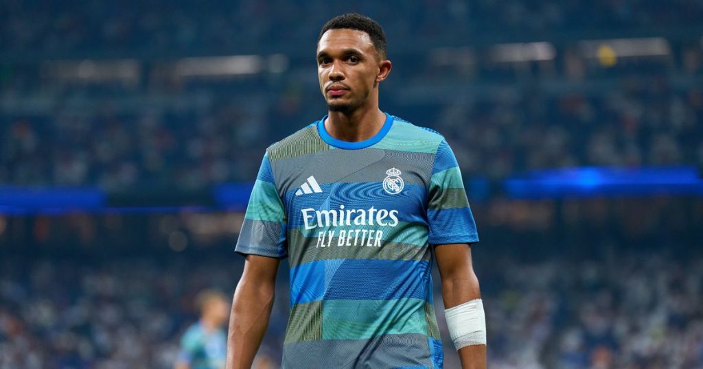Xabi Alonso says he can stay on the bench in Real Madrid after Trent Alexander-Arnold is dropped