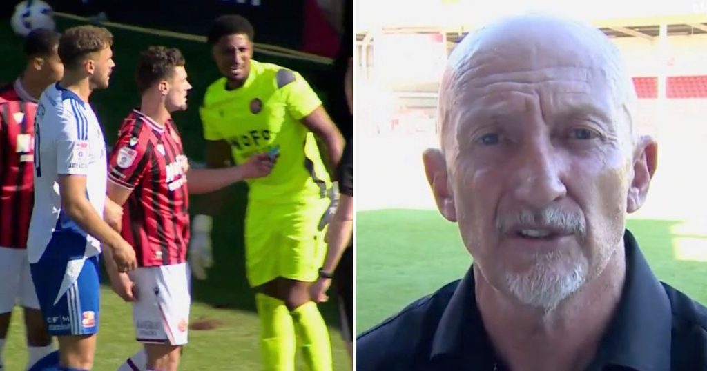 Ian Holloway vows to corner Swindon fans who “threw part of their seats” as Walsall goalkeeper