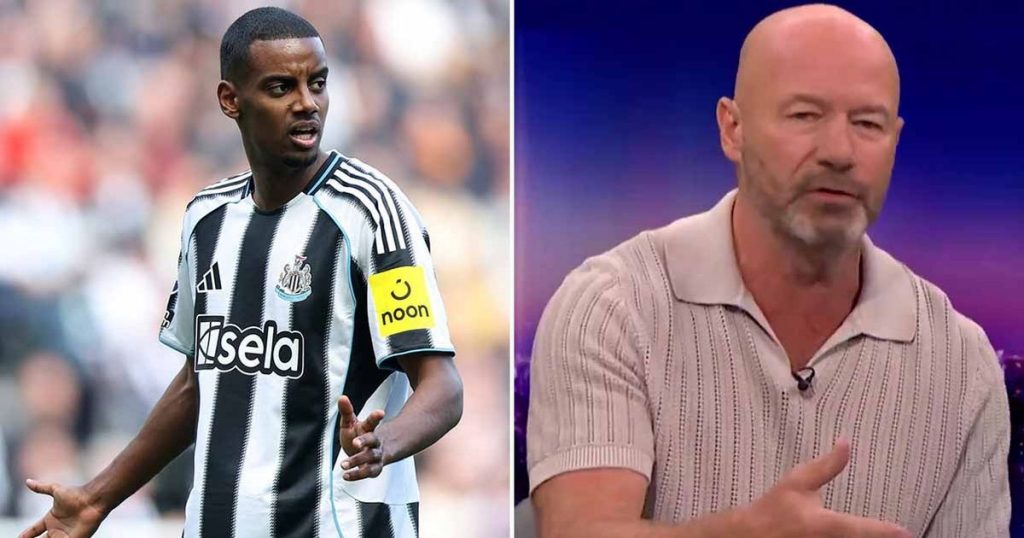 Alan Shearer demands that he plunder “on the scene” what he saw in the Alexander Isaac drama