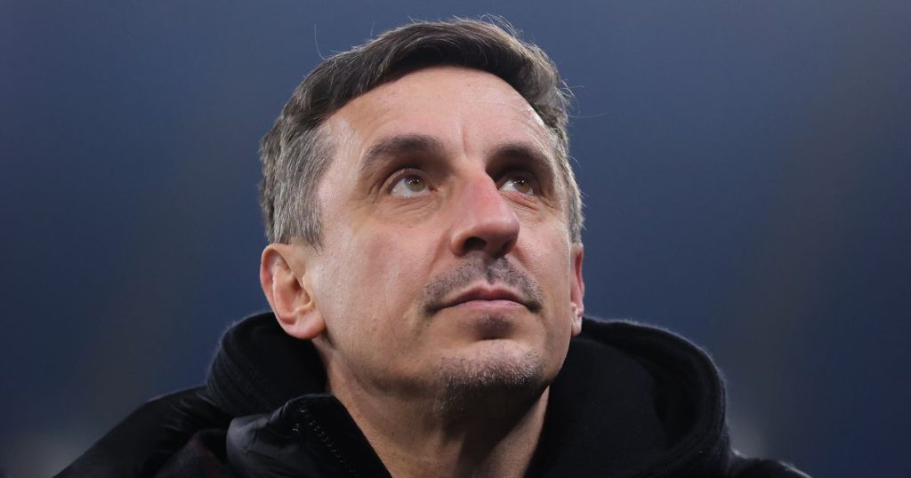 Gary Neville was trolled by a Salford City rival after seeing the defeat of Opening Day