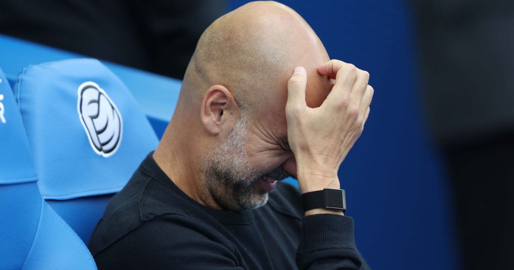 Pep Guardiola was annoyed as Manchester City got off in a Premier League defeat at Brighton – “We forgot to play.”