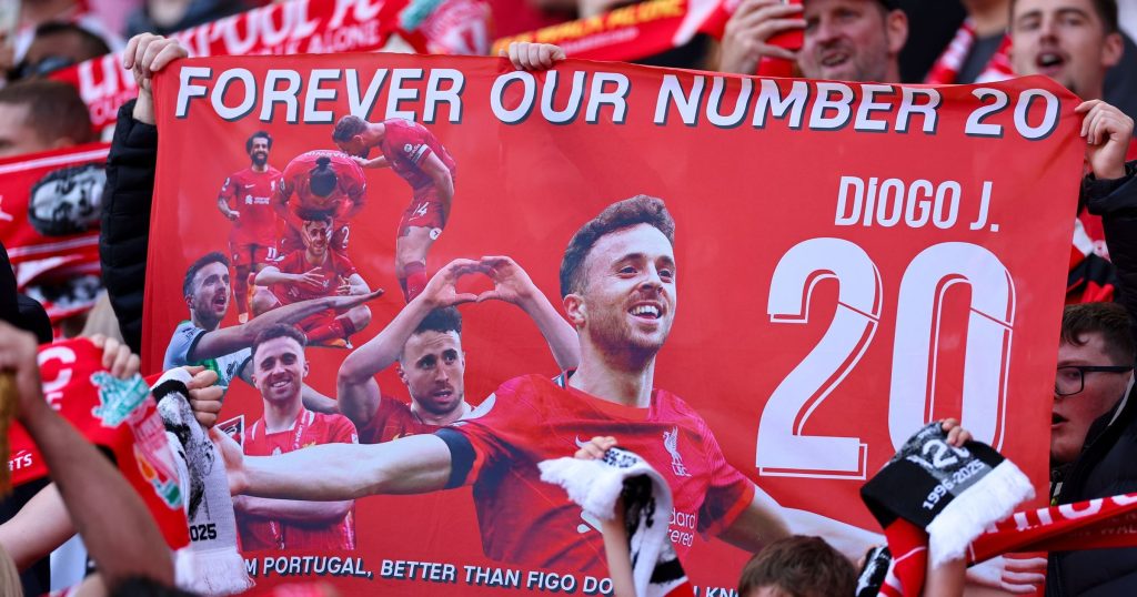 “We will never forget” – stopped at Anfield as Liverpool gives emotional respect to Dio Gojota and Andre Silva during a match against the athletic club