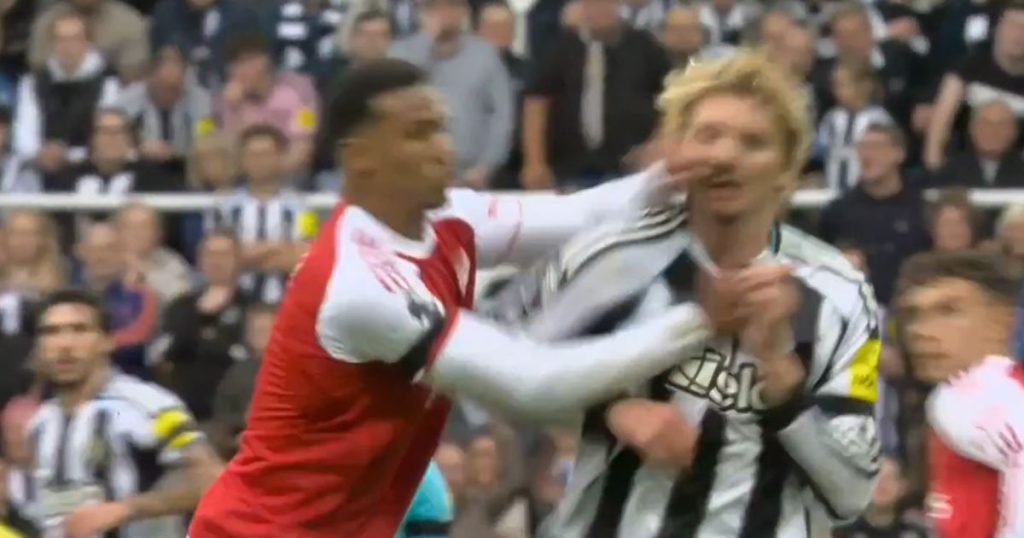 Nick Ultemed returned to Gabriel when the Arsenal star said he had “gotten lucky” on the elbow