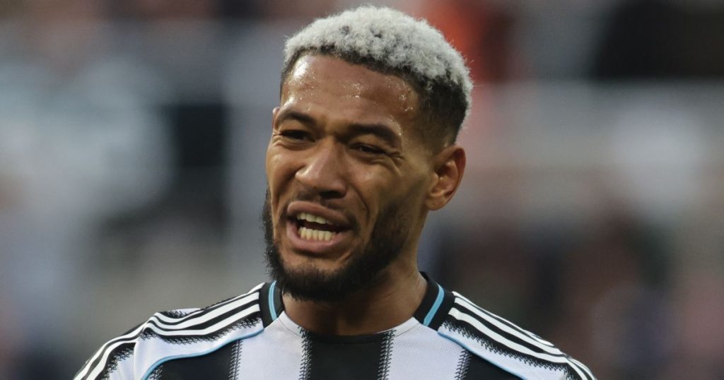 Arsenal coach faced by Newcastle’s Jorington in an angry full-time exchange