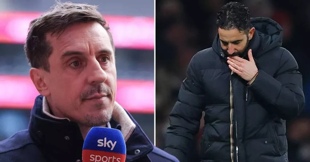Gary Neville’s Big Man UTD forwarding concerns resonate once again as true as “talented boy” says