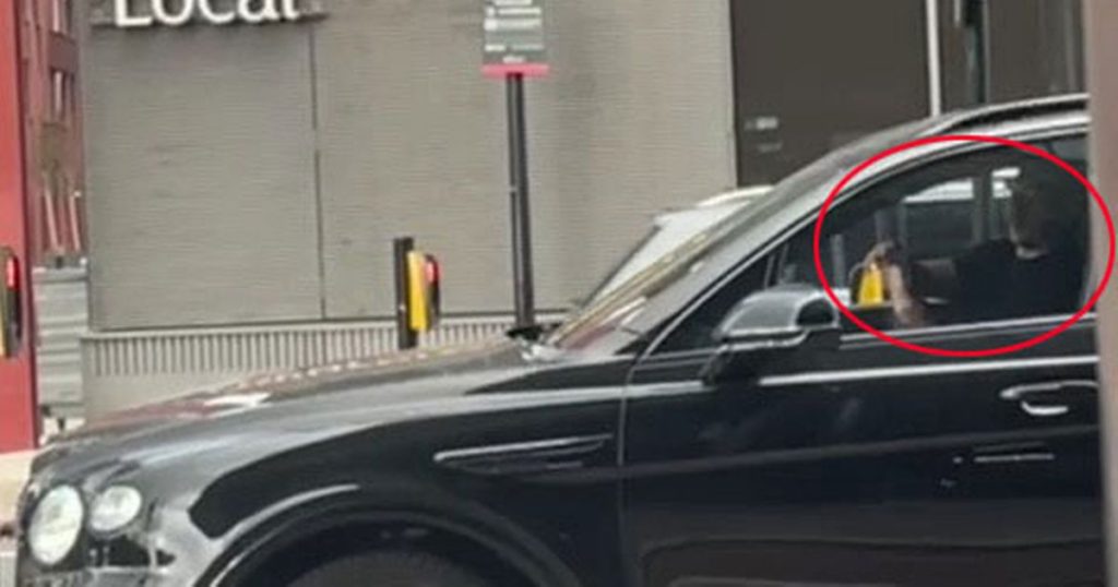 Gary Neville was caught on the phone while driving for the fourth time