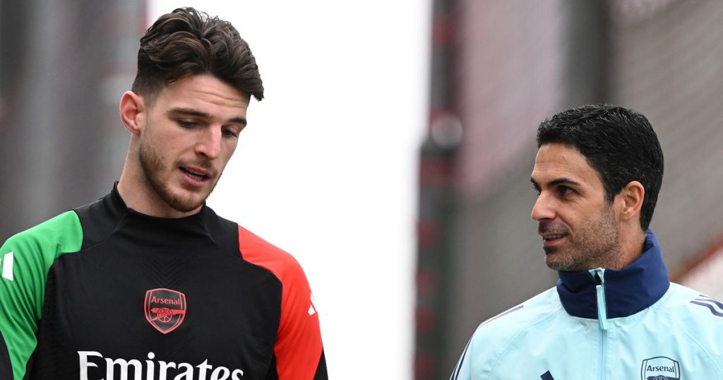 Declan Rice’s wish to transfer to Arsenal was granted by Mikel Arteta