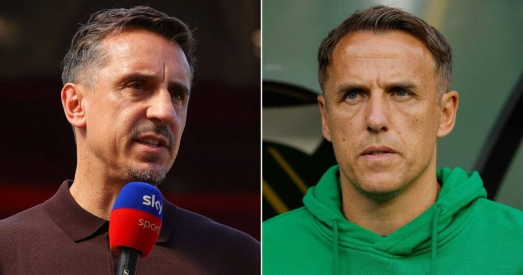 Gary Neville sheds tears to the BBC about how they treated his brother Phil | Football | Sports