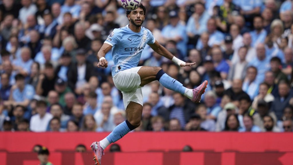 Man City striker Omar Marmash left the Manchester Derby with a knee injury