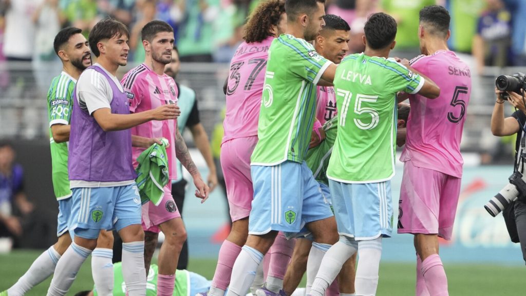 Intermiami’s Luis Suarez apologise for his attitude on the field after the League Cup in the final defeat to Seattle