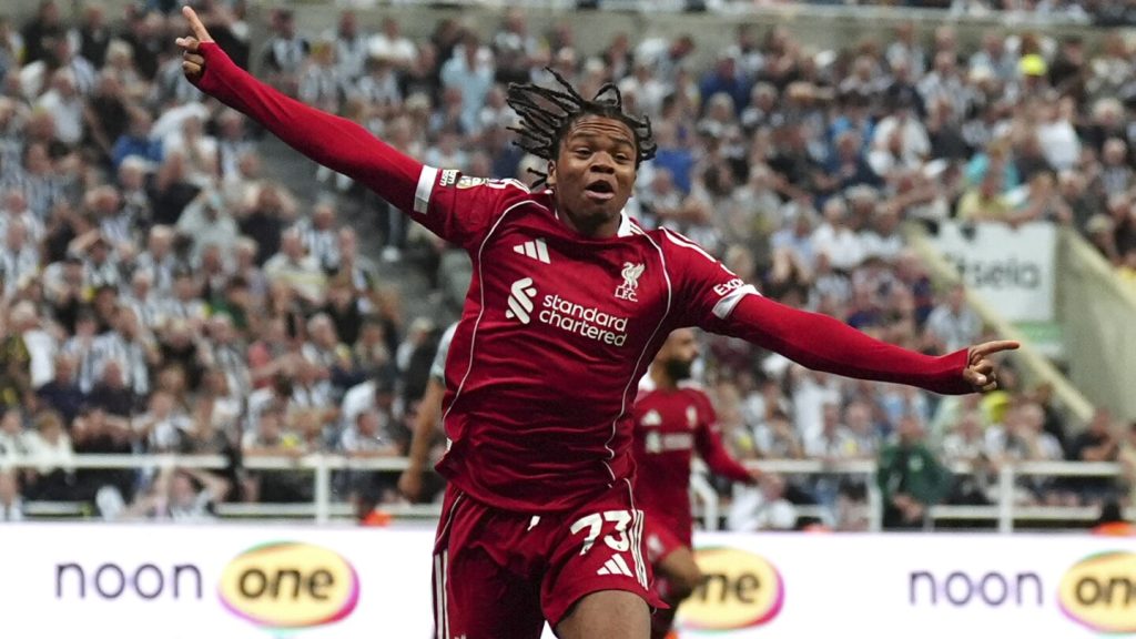 Liverpool teenager Rio Nugumoha wins the first start of the season