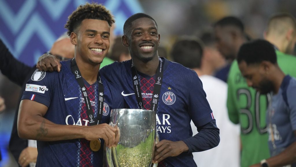 PSG Duo Dembele and Doue Out Out with Muturies and Will Champions League Opener