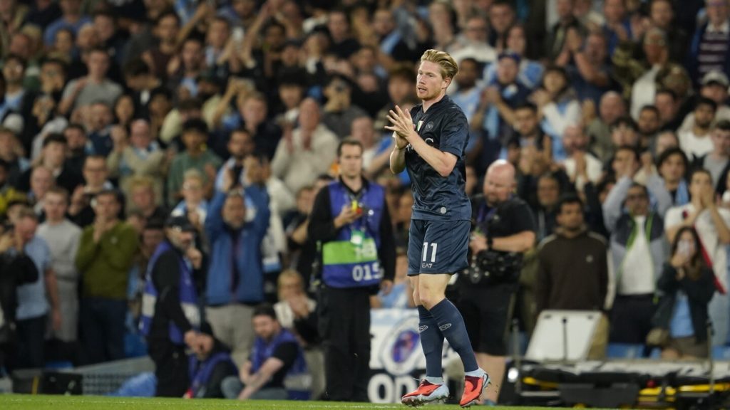 Kevin De Bruin’s Mancity return lasts just 26 minutes