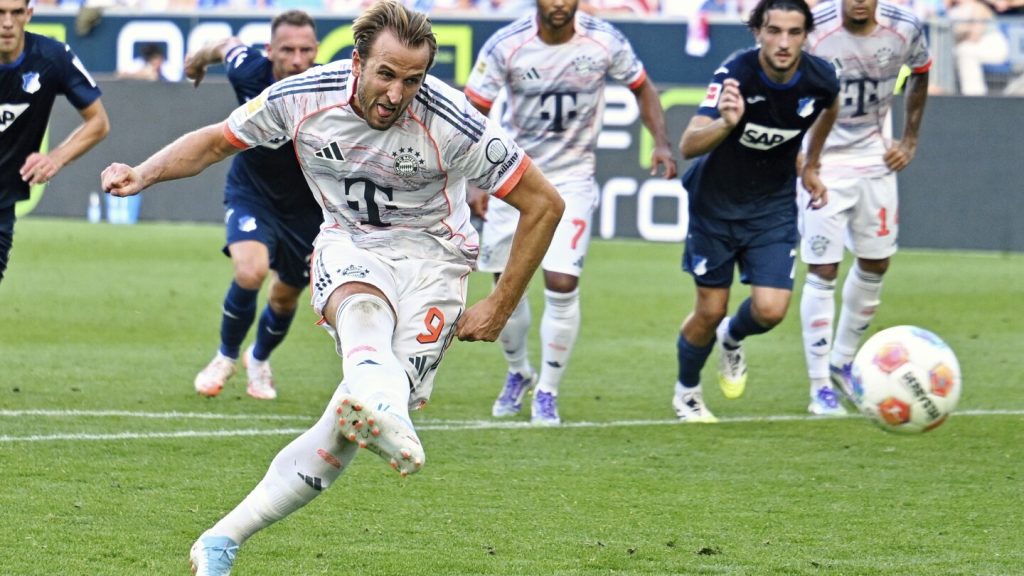 Kane grabs another hat trick when Bayern beat Hoffenheim in the Bundesliga
