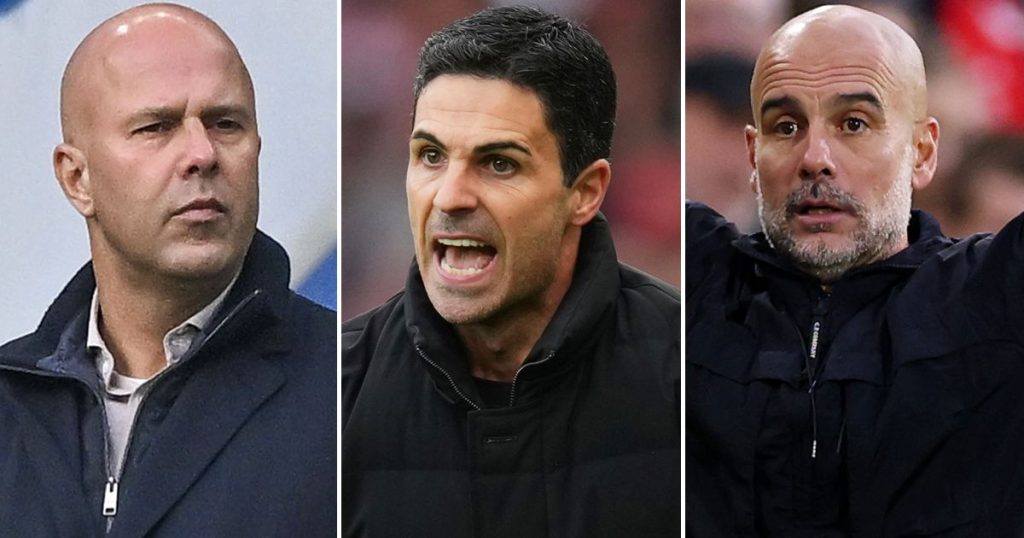 Arsenal, Liverpool and Man City Premier League front runners have appeared