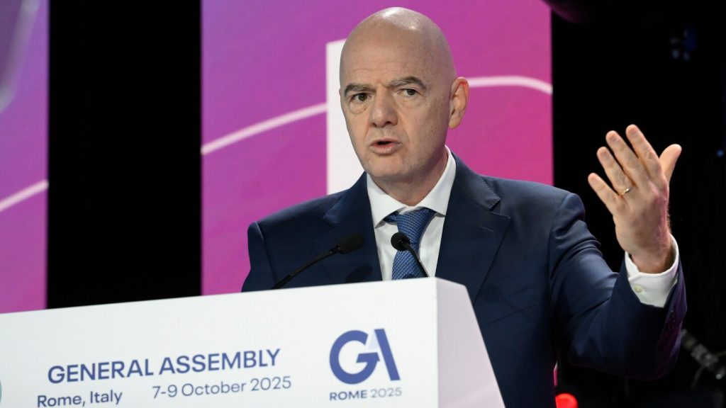 FIFA president Infantino urges Israel to remain calm ahead of World Cup qualifiers
