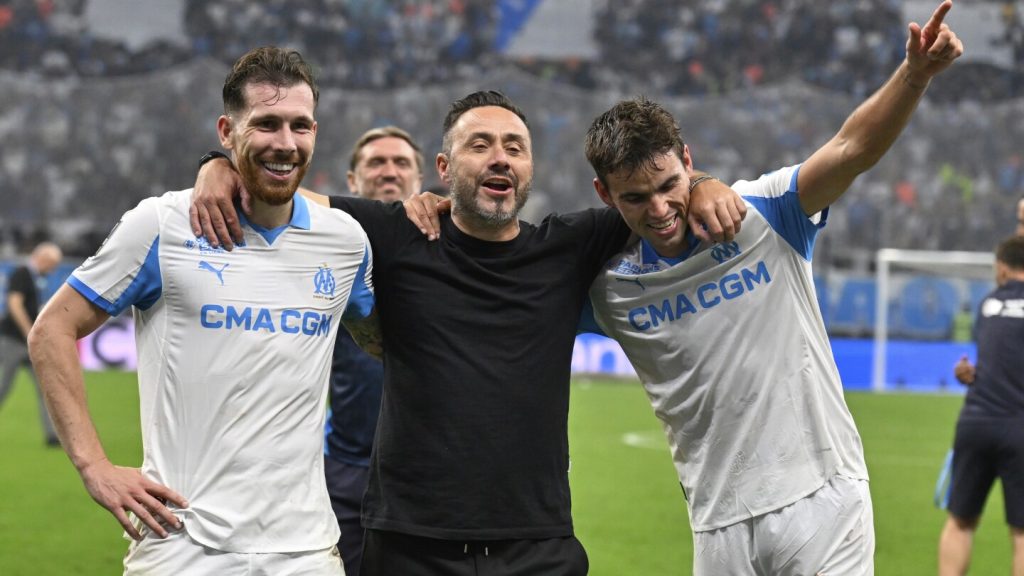 Marseille wins the Mets and leader PSG meets Lille in League 1