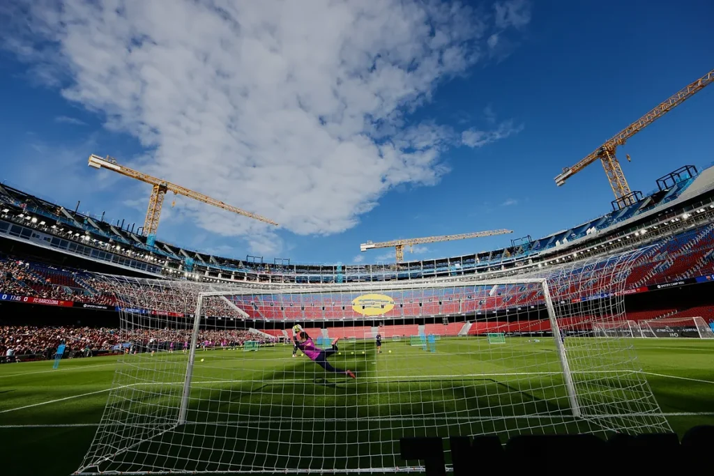 Barcelona unveil renovated Camp Nou with over 22,000 fans in attendance