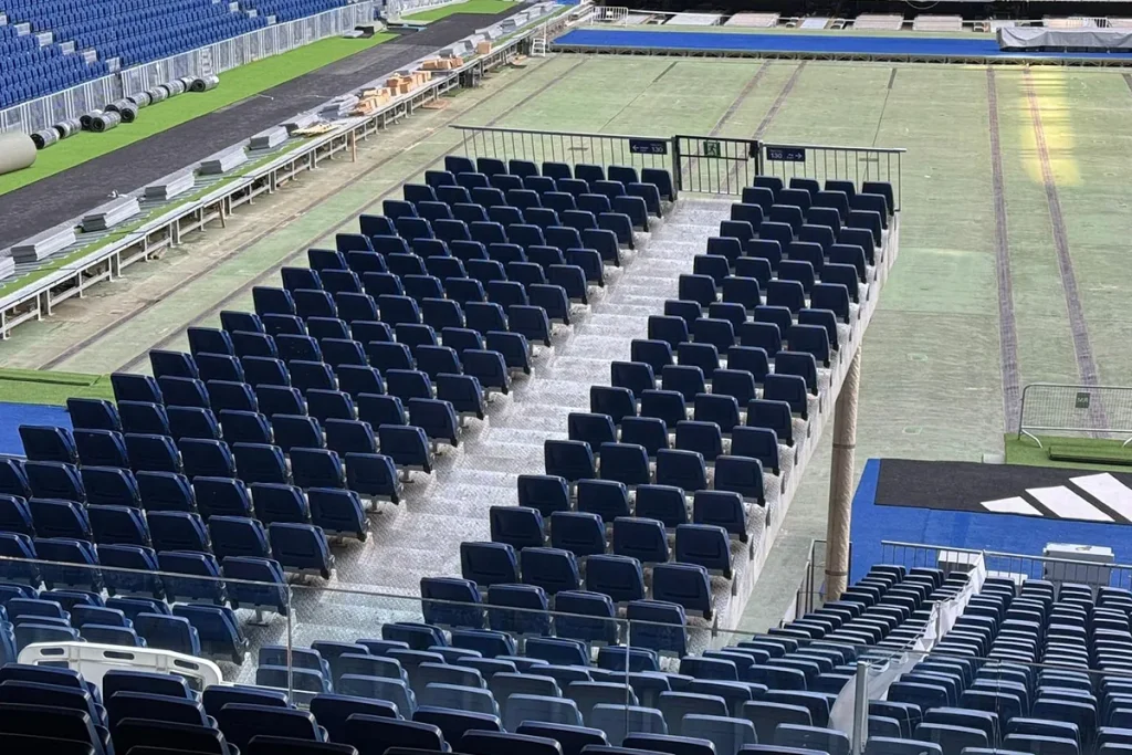 Bernabéu begins preparations for the NFL: retractable rows in the stands to adapt to the pitch