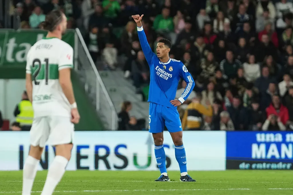 Real Madrid continue their losing streak with a 2-2 draw against Elche