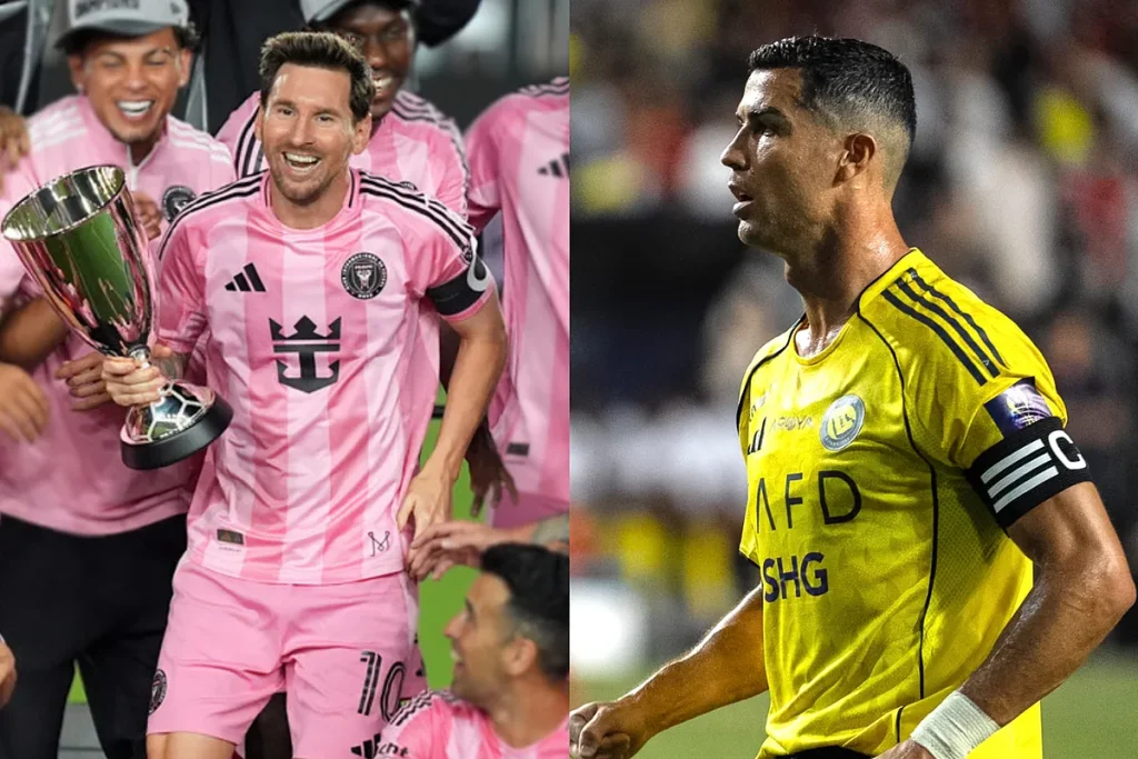 Lionel Messi widens the title gap with Cristiano Ronaldo after his feat with Inter Miami: how many trophies does each have?