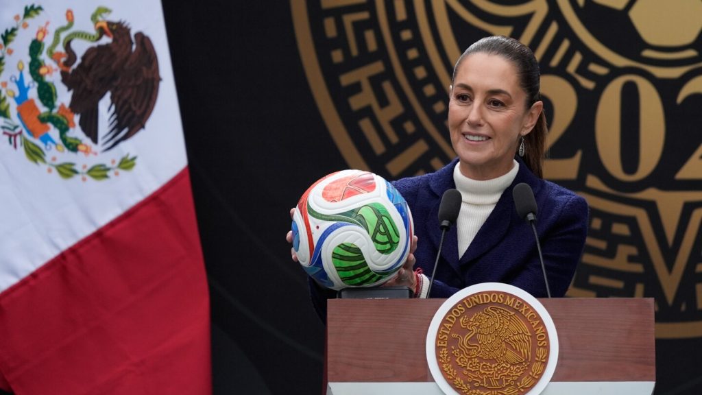 President Sheinbaum says Mexico will complete 2026 World Cup infrastructure projects on time