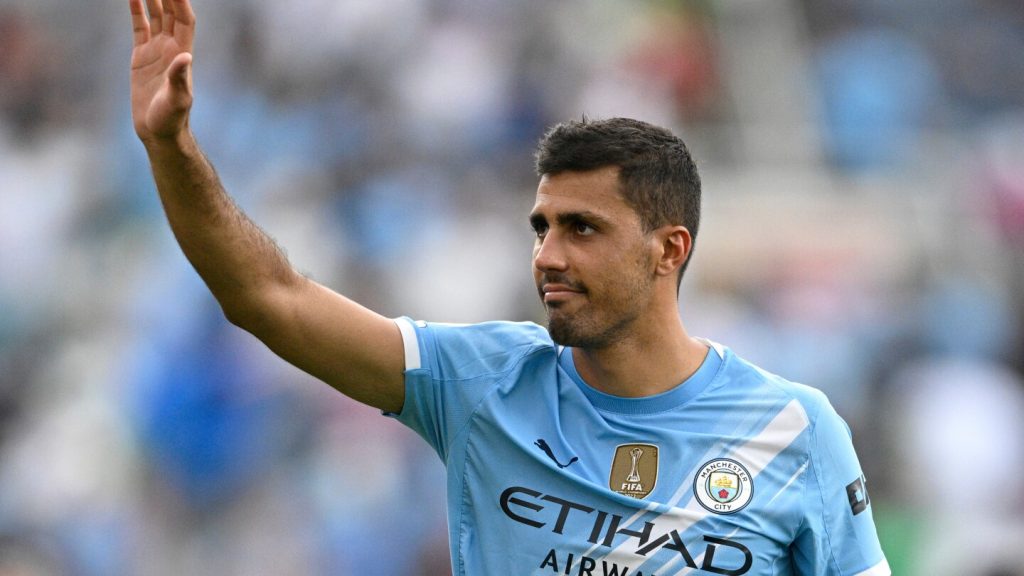 Rodri has been left out of the Man City squad for the Premier League match against Liverpool.