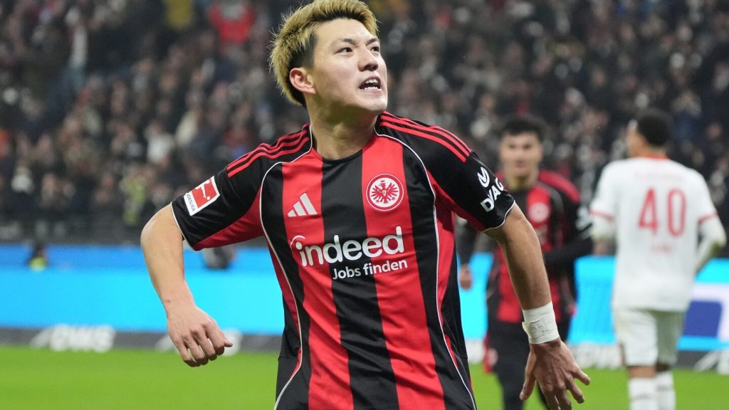 Japan representative forward Ritsu Doan leads Frankfurt to the long-awaited Bundesliga title