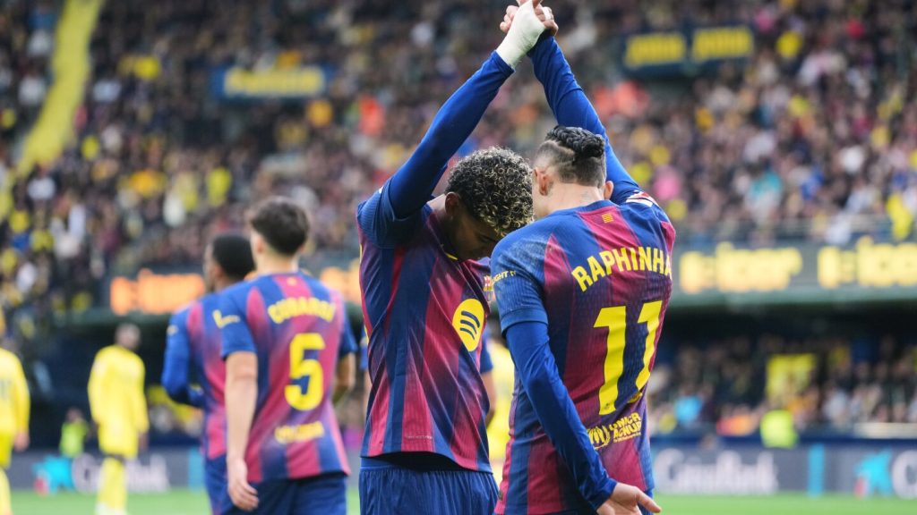 Rafinha and Yamal score as La Liga leaders Barcelona beat Villarreal