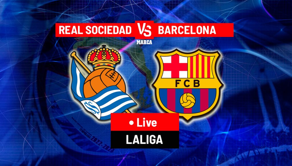 La Real lead at half-time