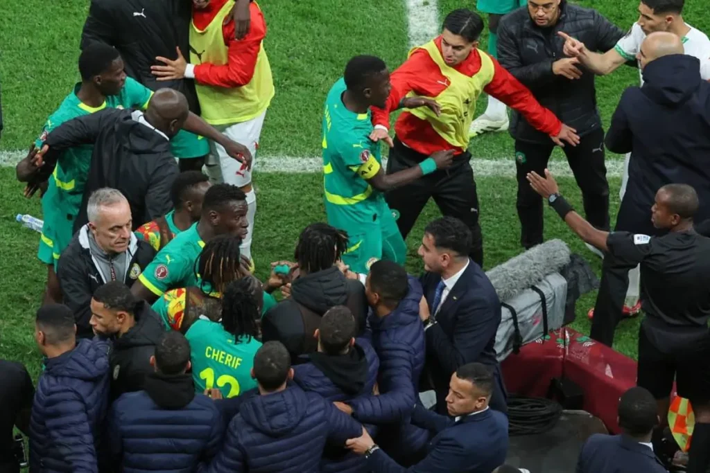 Infantino criticizes Senegalese players’ actions: “I witnessed scenes that are unacceptable”