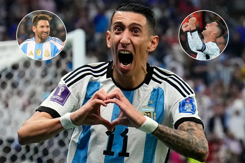 Angel Di Mara chooses the best player in the world not Leo Messi or Cristiano Ronaldo