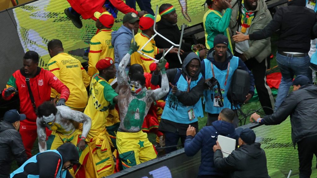 Chaos of Africa Cup final reflects poorly on Morocco’s prospects as 2030 World Cup co-hosts