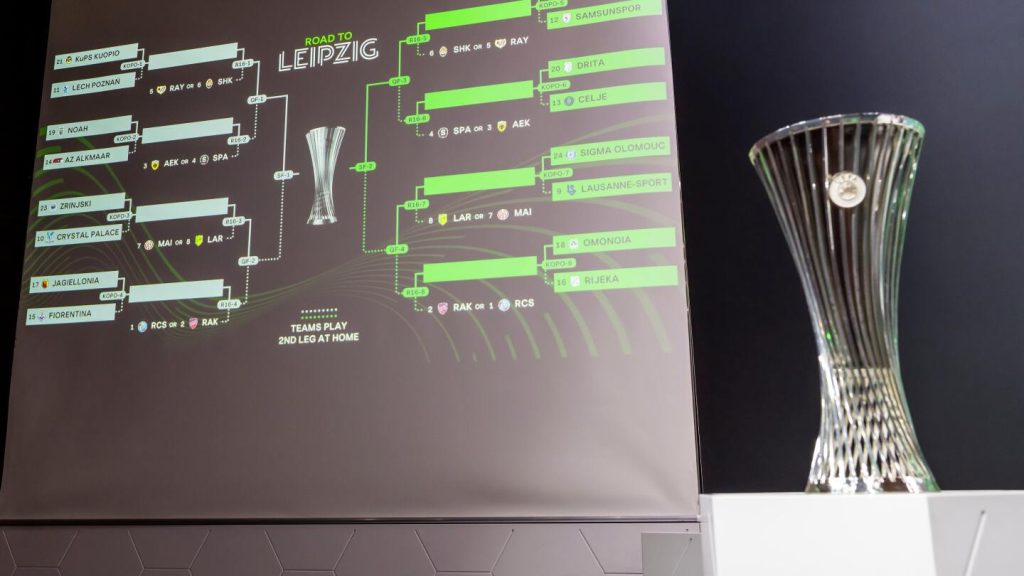Crystal Palace and Fiorentina head east after draw in Conference League final