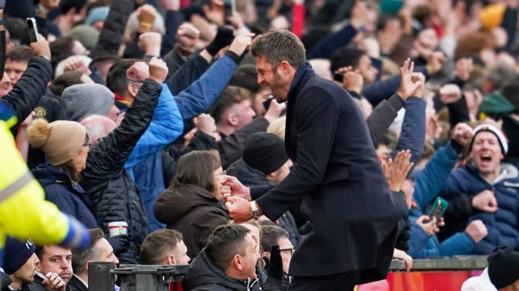 Man United beat Man City 2-0 in Michael Carrick’s first game as manager