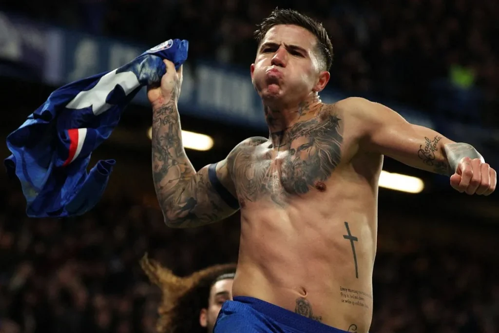 Enzo Fernandes was ready to get naked after scoring Chelsea’s winning goal
