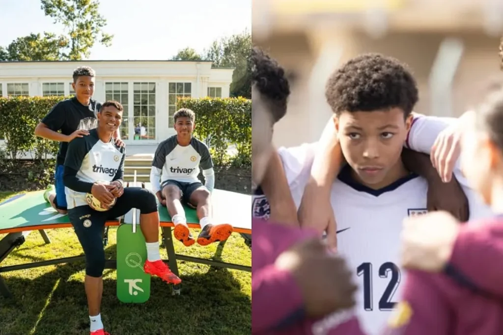 Brazil’s Thiago Silva’s son makes his debut for England!