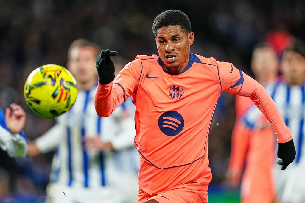 United could take advantage of Barcelona’s doubts over Rashford’s future