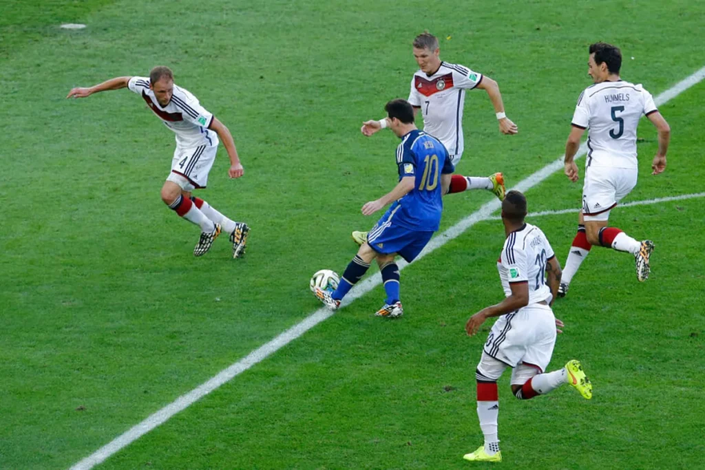 Which match was played the most at the World Cup?