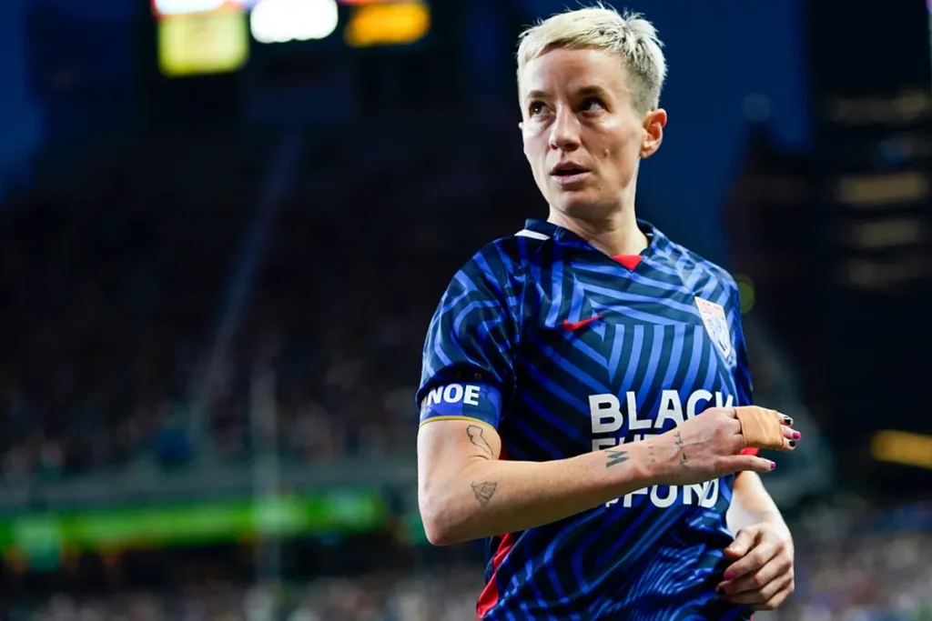 Megan Rapinoe faces backlash over silence on Iranian women’s soccer