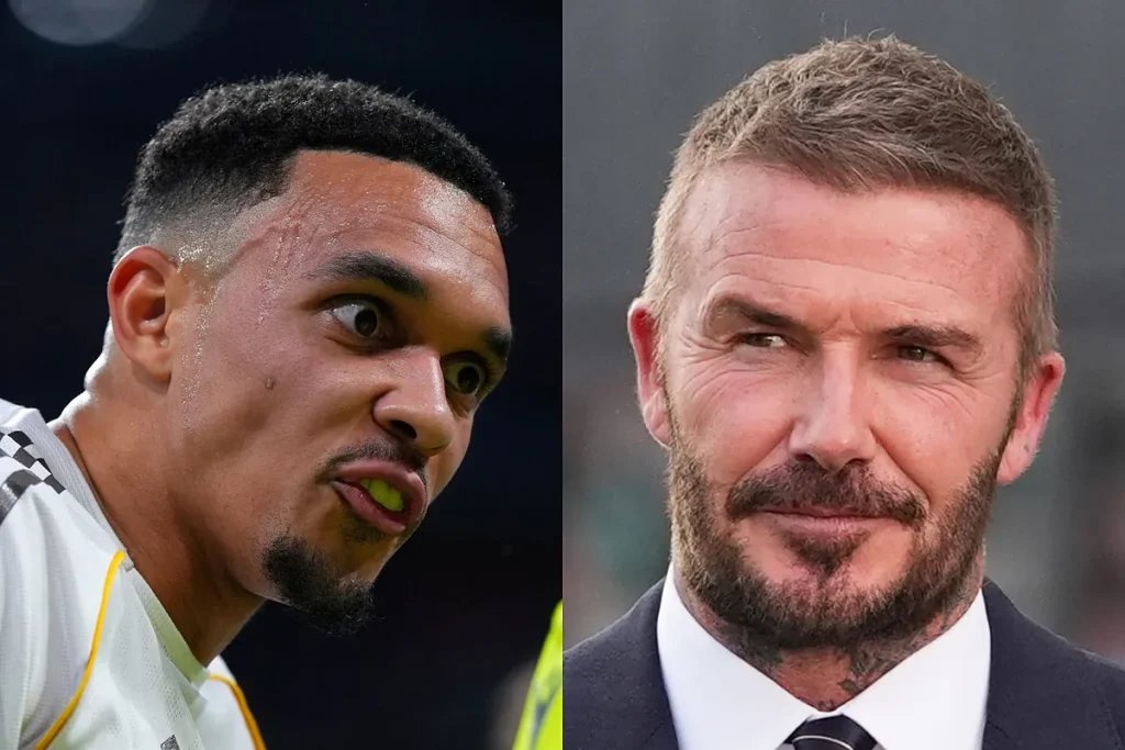 David Beckham reacts to Trent Alexander-Arnold being left out of England squad