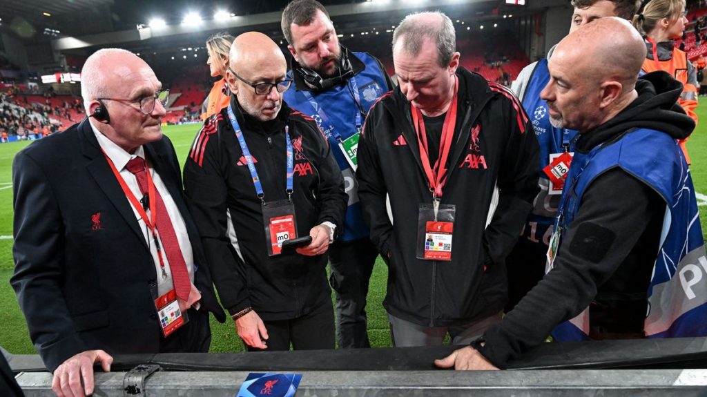 Liverpool make changes to Anfield ahead of PSG Champions League appearance following Noah Lang injury