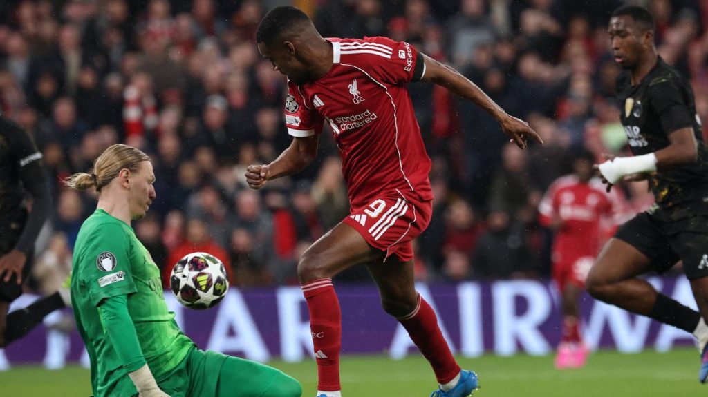 Alan Shearer predicts Alexander Isak will be sent off early in Champions League exit as Liverpool star