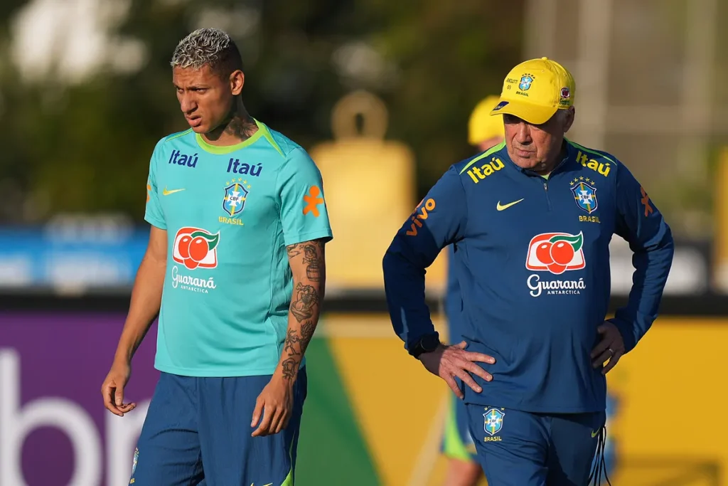 Richarlison makes interesting promise if coach Carlo Ancelotti calls him up for 2026 World Cup