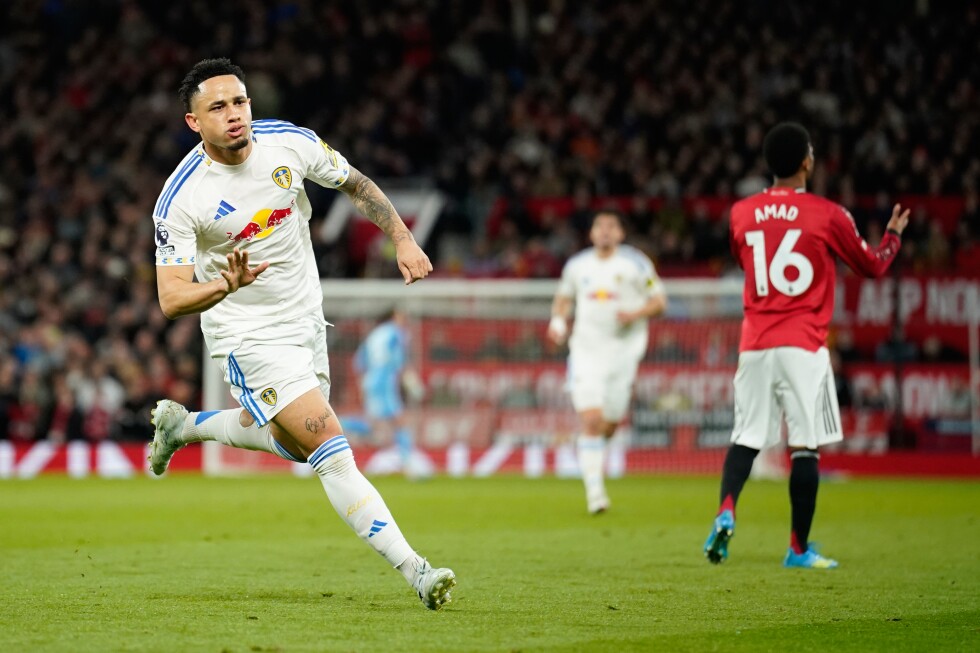 Okafor’s decisive double gives Leeds victory in thrilling encounter at Old Trafford