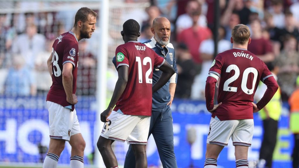 West Ham star player Nuno Espirito Santo ‘refuses to play’ in relegation decider over altercation