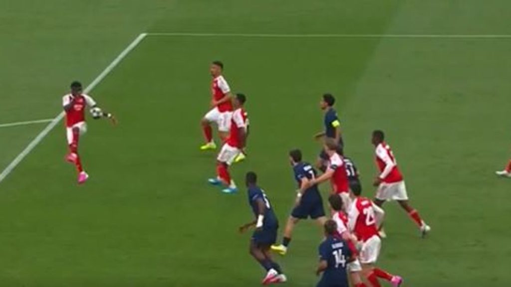 Bukayo Saka incident sparks uproar, with Arsenal unanimously awarded penalty penalty