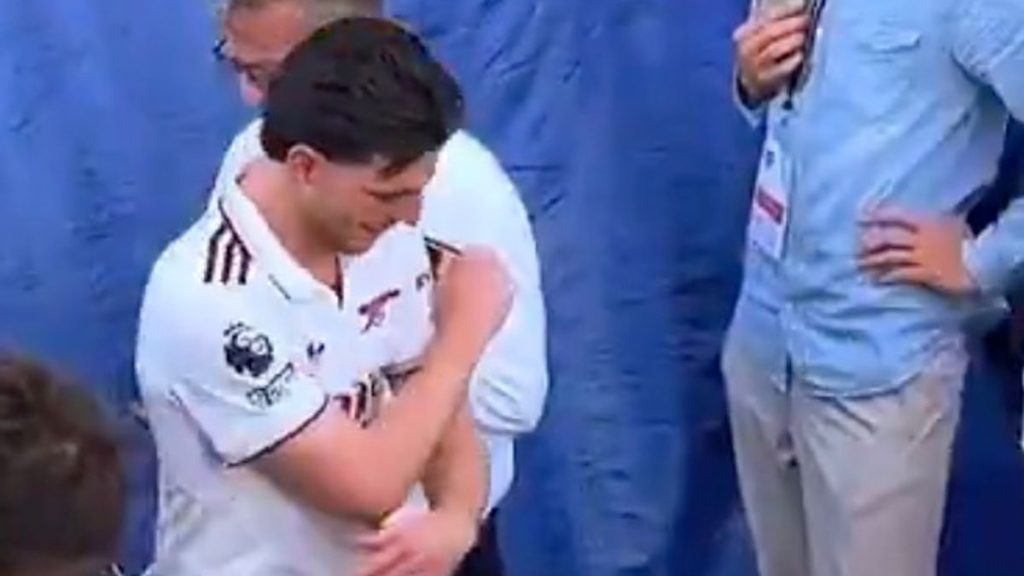 Declan Rice’s candid reaction to Tottenham’s relegation of West Ham caught on camera