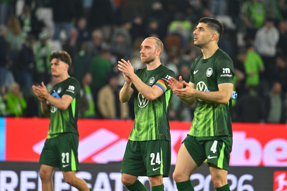 Eriksen in danger of relegation with Wolfsburg after play-off draw