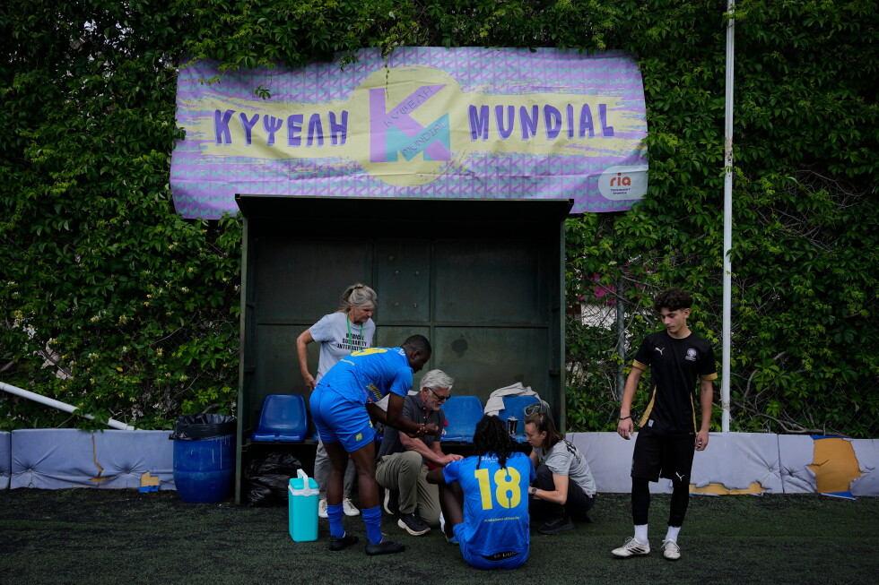 Immigrant amateur team holds soccer tournament in Athens before World Cup